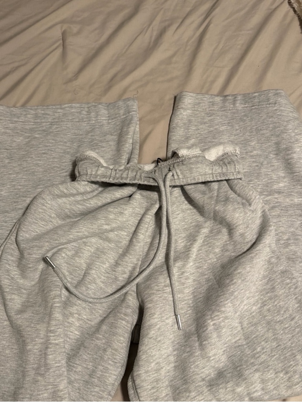 Zara Light Gray Kids Jogger Sweatpants with Drawstring